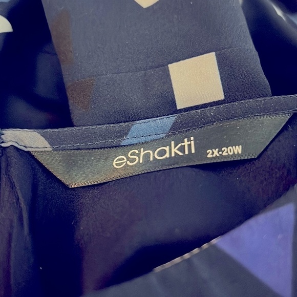 eShakti Fully Lined Confetti Fancy Dress with Pockets Size 2X 20W - Picture 12 of 14